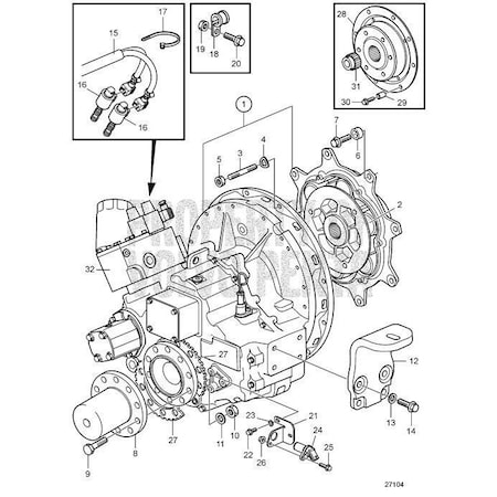 Volvo Penta Engine MountingV2 3808128